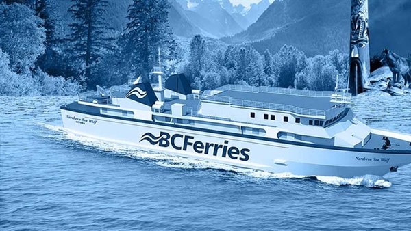 BC Ferries prepares for the arrival of Northern Sea Wolf