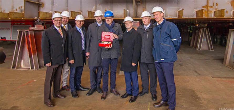 Neptun Werft lays keel for Spectrum of the Seas