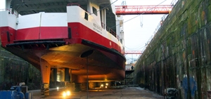 Red Funnel ferry undergoes major £3 million refurbishment