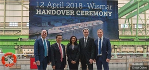 Crystal Ravel handed over to the Crystal River Cruises fleet in Germany