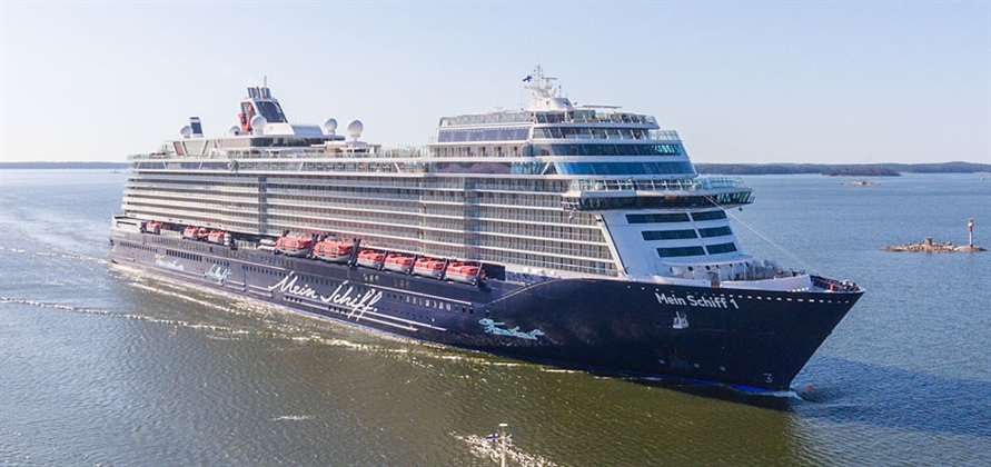 TUI Cruises takes delivery of New Mein Schiff 1