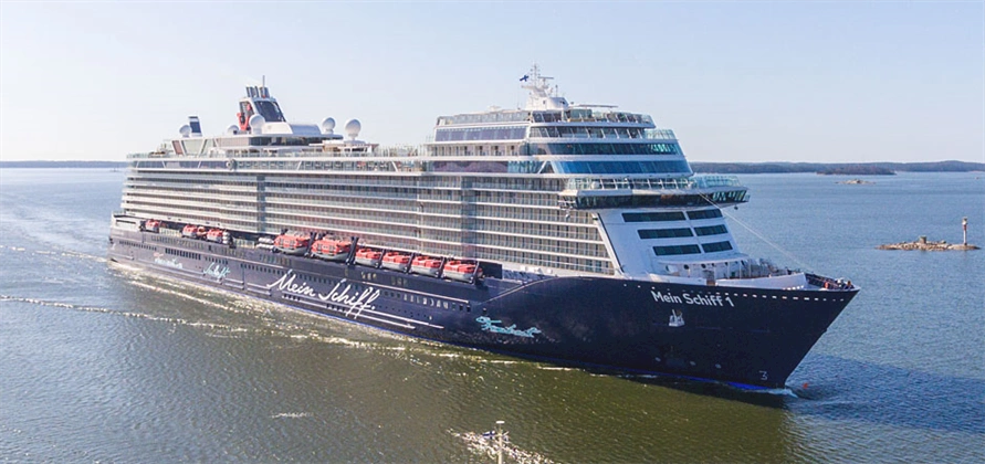 TUI Cruises takes delivery of New Mein Schiff 1