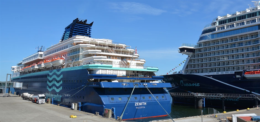 Pullmantur makes its maiden cruise call in Kiel