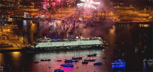 TUI Cruises christens Mein Schiff 1 during ceremony in Hamburg