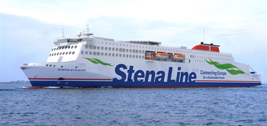 First of Stena Line’s ro-pax ferries to sail on the Irish Sea