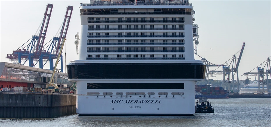 MSC Meraviglia breaks records at Port of Hamburg