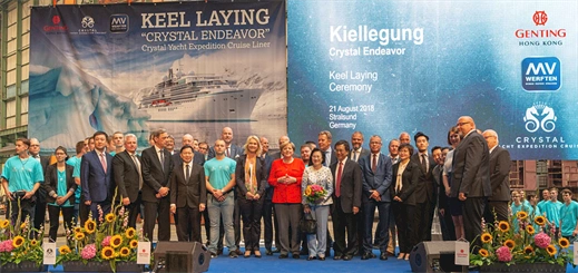 MV Werften lays keel for new Crystal Endeavor