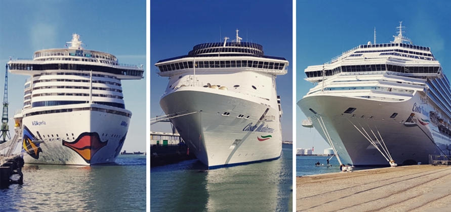 Le Havre hosts triple call from Carnival Corporation ships