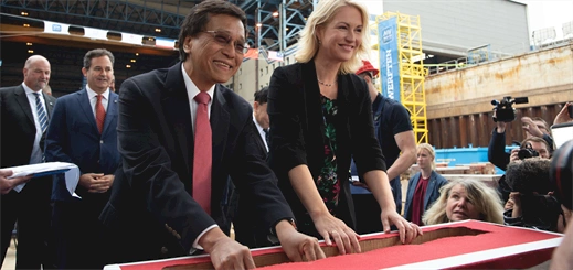 MV Werften lays keel for Dream Cruises newbuild