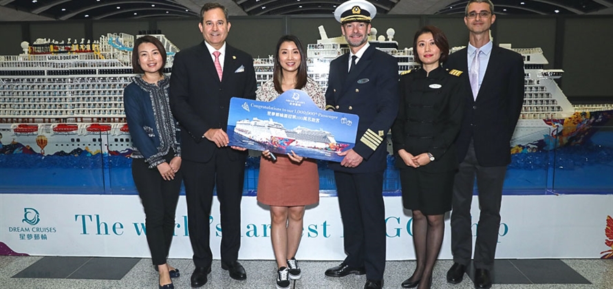 Dream Cruises welcomes one millionth passenger in Hong Kong