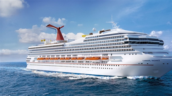 Carnival reveals inaugural voyages for Carnival Radiance