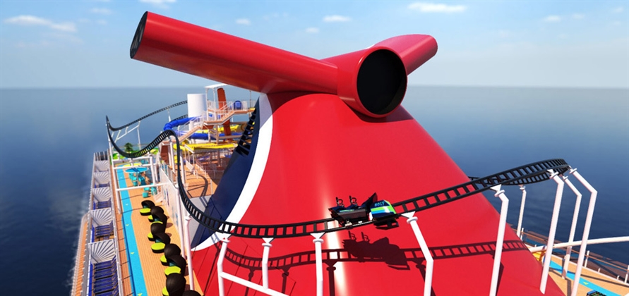 Carnival Cruise Line to launch first-ever roller coaster at sea