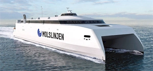 Why do aluminium ferries have to go fast?