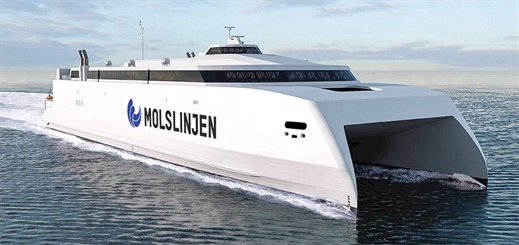Why do aluminium ferries have to go fast?