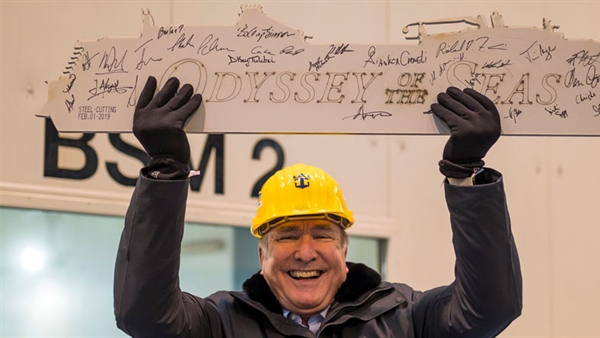 Royal Caribbean cuts steel for second Quantum Ultra Class ship