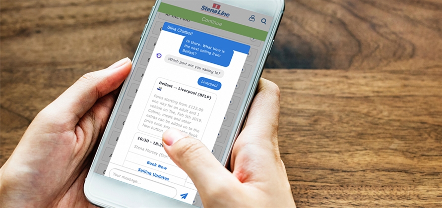Stena Line launches new AI chatbot for UK market