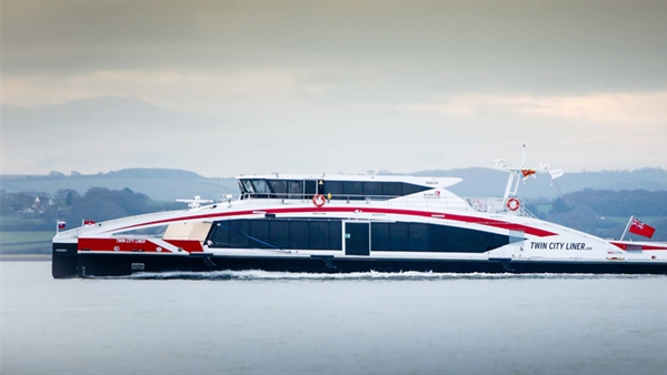Wight Shipyard Co hands over new Twin City Liner vessel