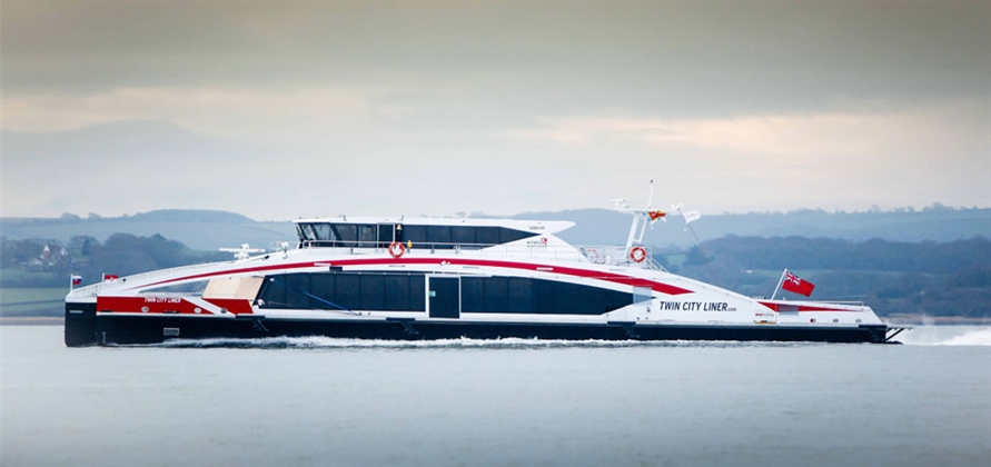 Wight Shipyard Co hands over new Twin City Liner vessel