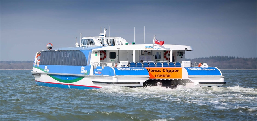 Wight Shipyard Co delivers newest ship to MBNA Thames Clippers