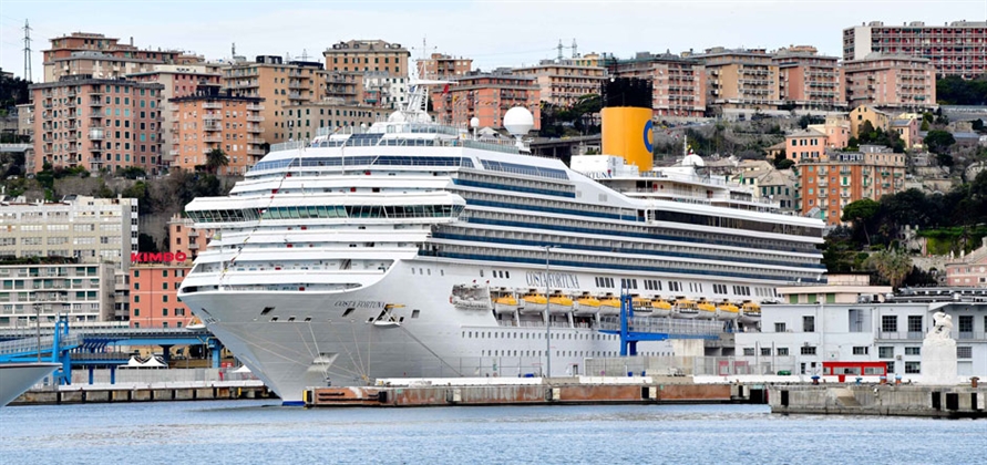 Costa Cruises returns to Genoa with Costa Fortuna