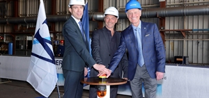 Windstar Cruises celebrates steel-cutting for ship renovations