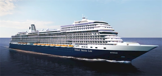 Holland America to call third Pinnacle Class ship Ryndam