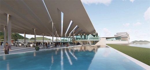 Berenblum Busch Architects designs Carnival's Japan terminal