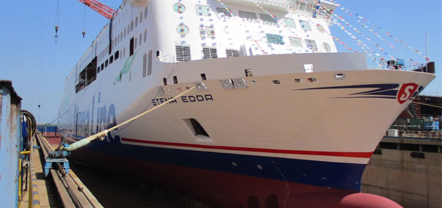 Stena Line floats out Stena Edda at Avic Weihai Shipyard