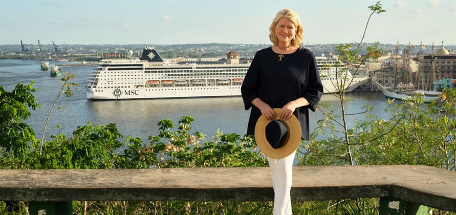 MSC Cruises creates new shorex with help of Martha Stewart