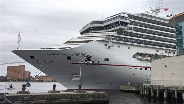 Carnival Sunrise makes Virginia debut following refit