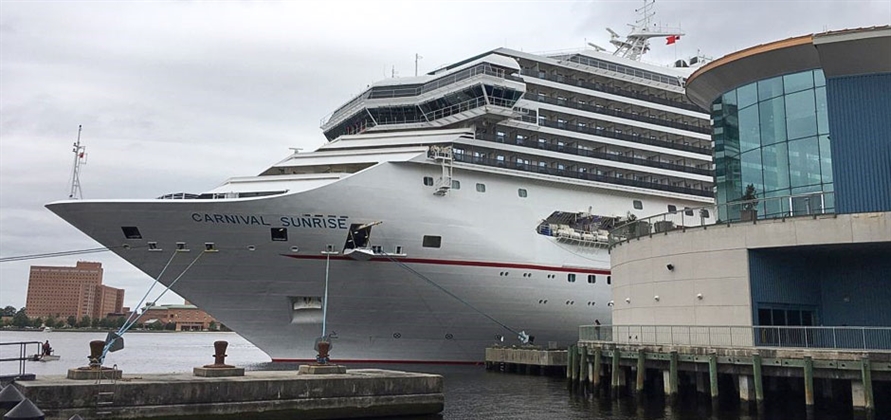 Carnival Sunrise makes Virginia debut following refit