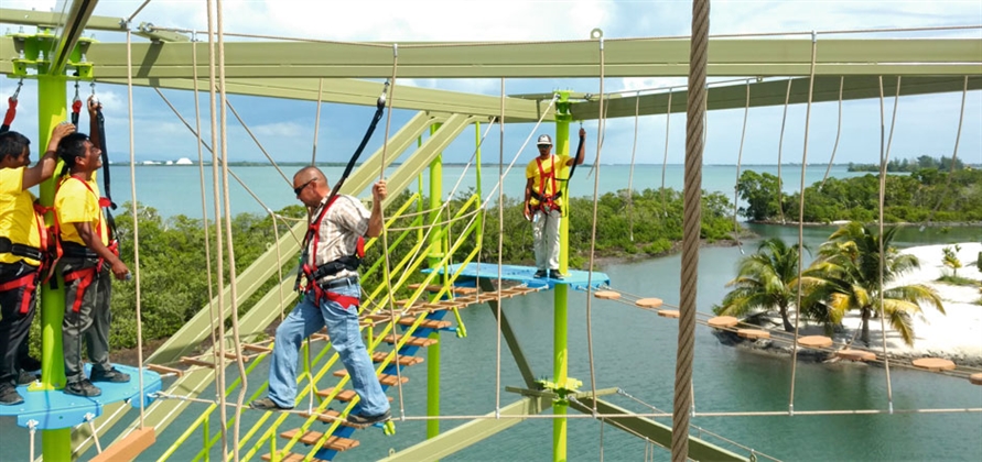 Ropes Courses Incorporated: entertainment from ship to shore