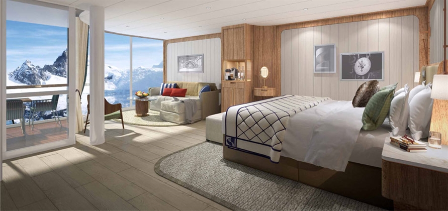 Seabourn unveils new suites for expedition ships
