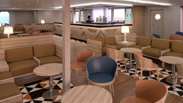 Oliver Design creates interiors for new Trasmediterránea ferry