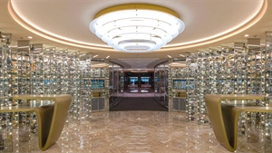 What leads to interior designers creating a masterpiece on a ship?