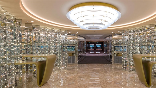 What leads to interior designers creating a masterpiece on a ship?