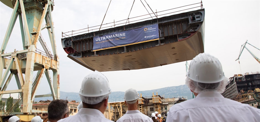 Brodosplit lays keel for Quark Expeditions’ Ultramarine