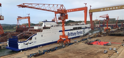 Brittany Ferries celebrates milestones for two E-Flexer cruise ferries