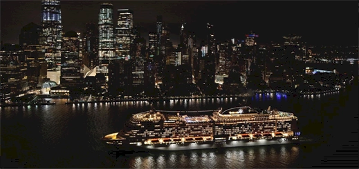 MSC Meraviglia becomes largest ship to dock in New York, US