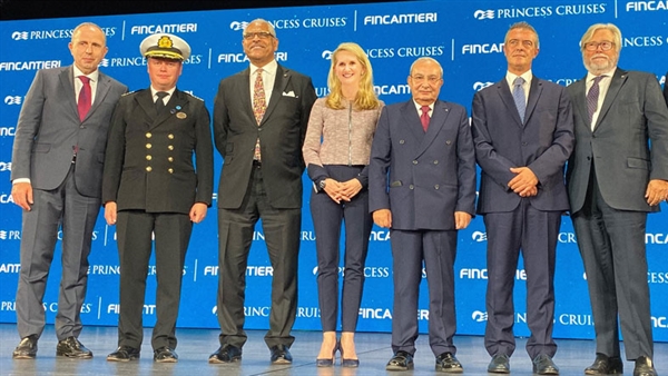 Sky Princess officially joins Princess Cruises fleet