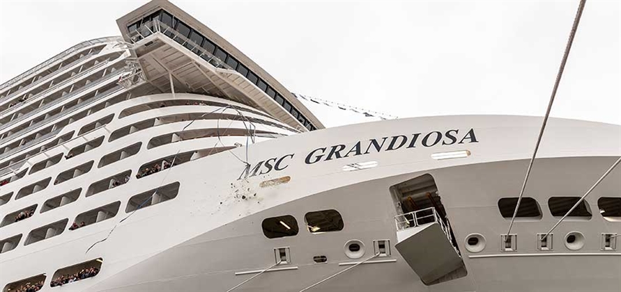 MSC Grandiosa completes pre-inaugural cruise in France