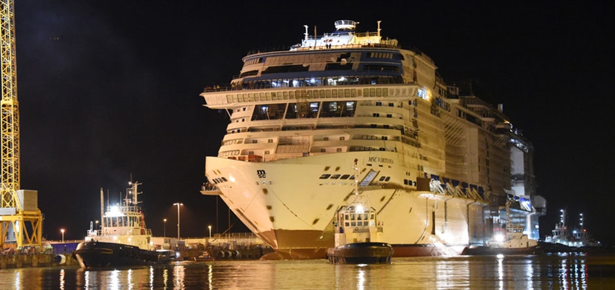 MSC Cruises floats out MSC Virtuosa at Chantiers de l’Atalantique