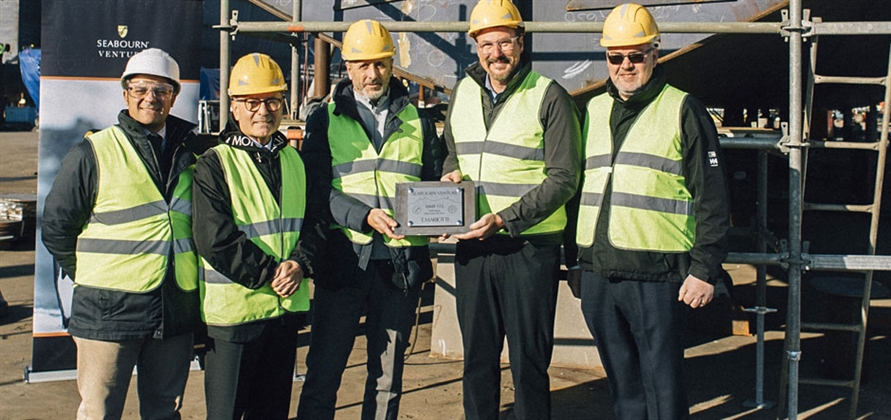 Seabourn celebrates keel laying for Seabourn Venture