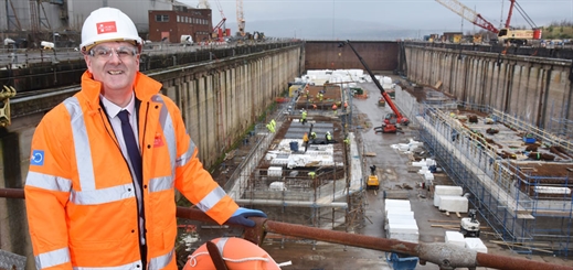 New cruise berth near completion in Greenock