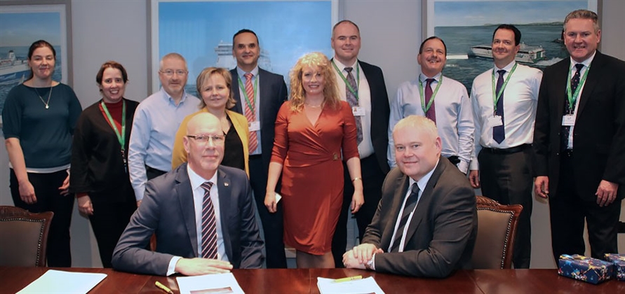 Irish Ferries signs agreement with Hogia Ferry Systems
