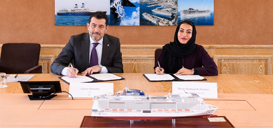 MSC Cruises and Abu Dhabi Ports sign berthing agreement