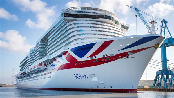 Iona leaves Meyer Werft shipyard for sea trials