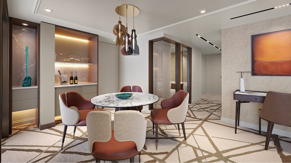 Vista Suites will range from 1,500 to 1,900 square feet