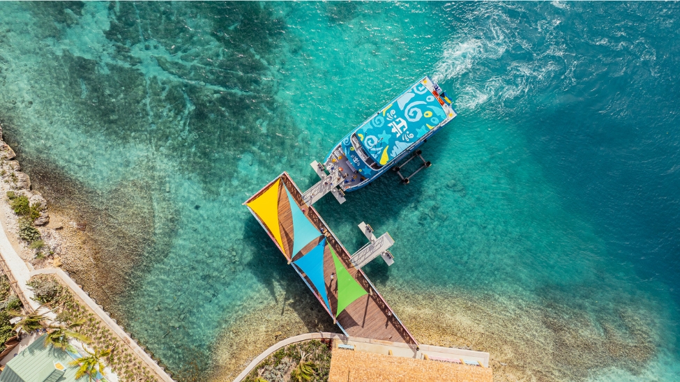Guests are taken to the beach club from their ship via ferry (Photo: Royal Caribbean International)