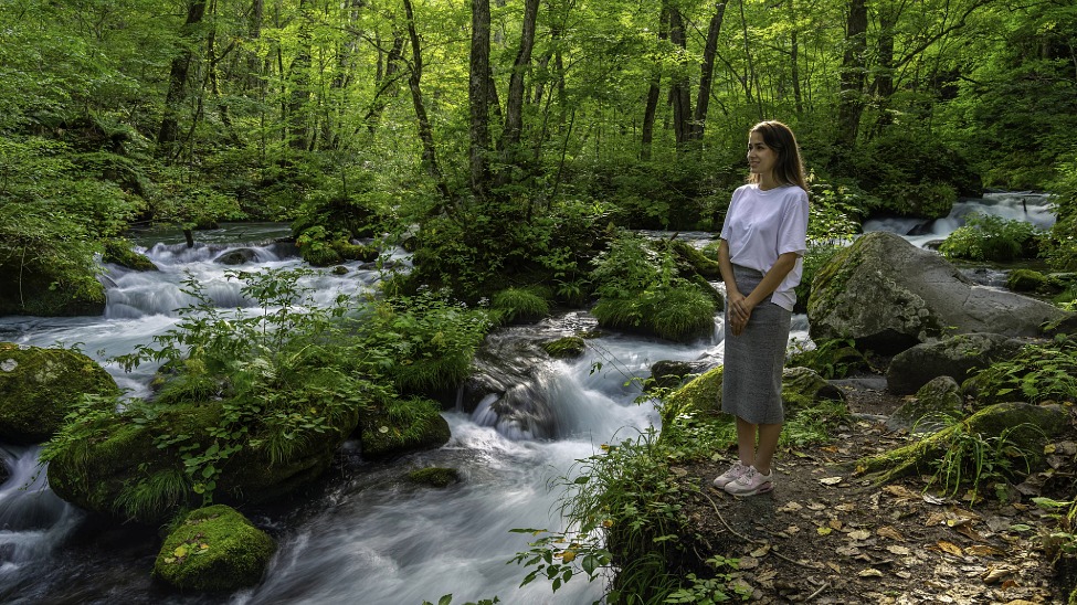Visitors can hike or cycle along Oirase Gorge, which is part of Towada-Hachimantai National Park
